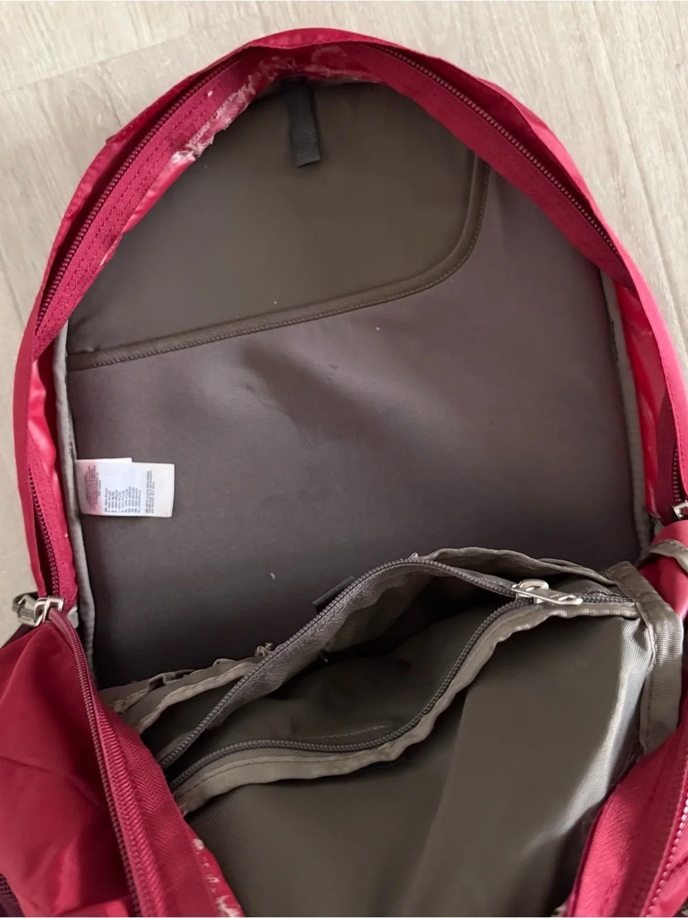 The North Face Big Shot II Red Backpack Hiking Travel School 32L